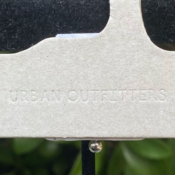 NWT New Urban Outfitters (OU) Silver/Blue Double Layer Evil Eye Pendant Necklace - Picture 8 of 8